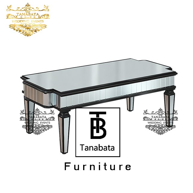 luxury modern mirror stainless steel coffee table living room furniture