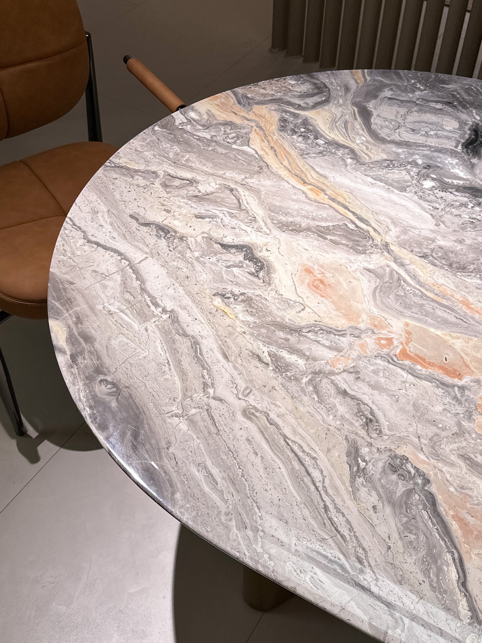 High Quality 8 -10 seats Marble Top Dining Table Italian Style Dining Room Furniture Natural Marble Stainless Steel Dining Table