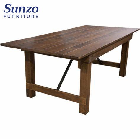 Wood Wedding Table Outdoor Used Garden Folding Table
