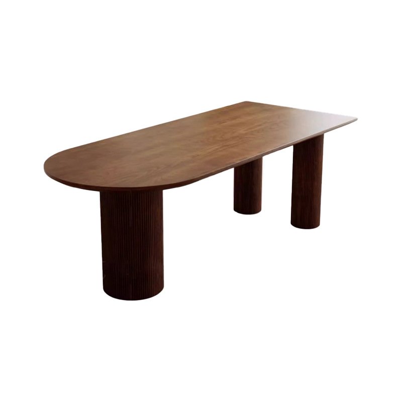 Modern Luxury Walnut Solid Wood Table Unique High Quality Dining Table,dining table set indoor