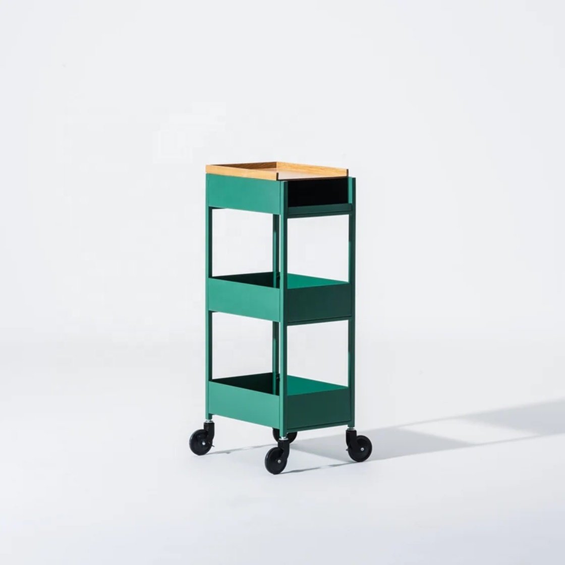 Wholesale 2-Tier Customised Serving Trolley Cart Modern & Vintage Design Home & Table Use Made from Mango Wood & Metal Wheels