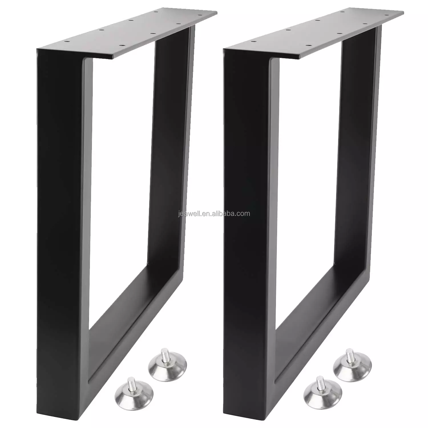 Dinning Room Pedestal Desk Restaurant Furniture Leg Steel Square Shaped Table Legs For Wood Table Metal Steel Table Base
