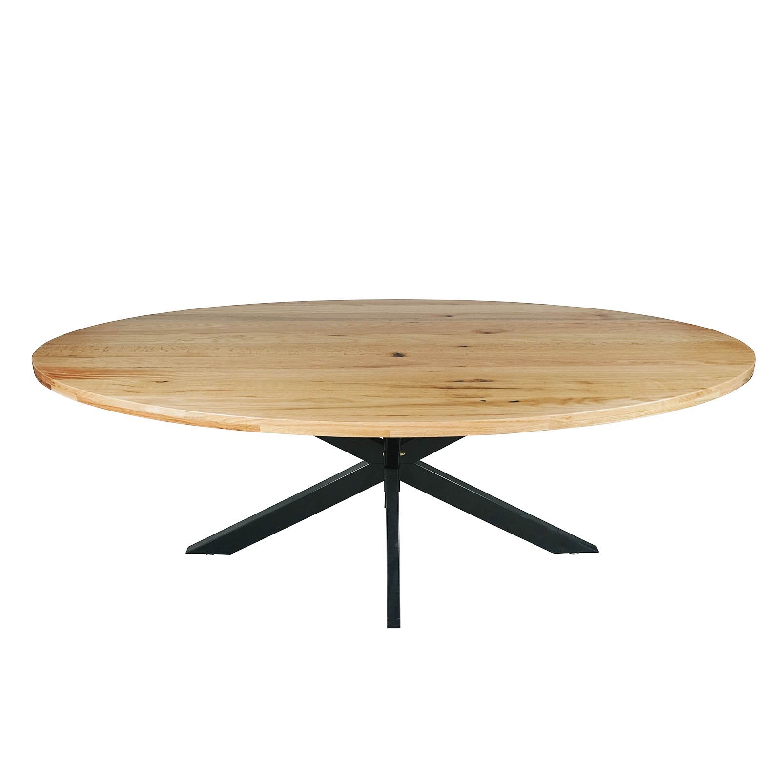 Modern Large Oval Multi-Person Dining Table Top Home Bar and Kitchen Furniture for Restaurant Use Made of Wood
