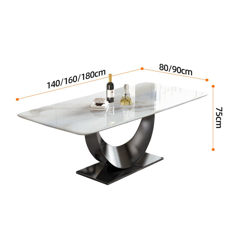 Luxury Foshan Factory Marble Dining Table Set Round Top Dining Room Furniture For 6 8 Chairs Circular Dining Table Concrete
