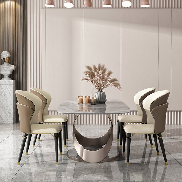 986 foshan furniture luxury dining room furniture marble dining tables modern home furniture set