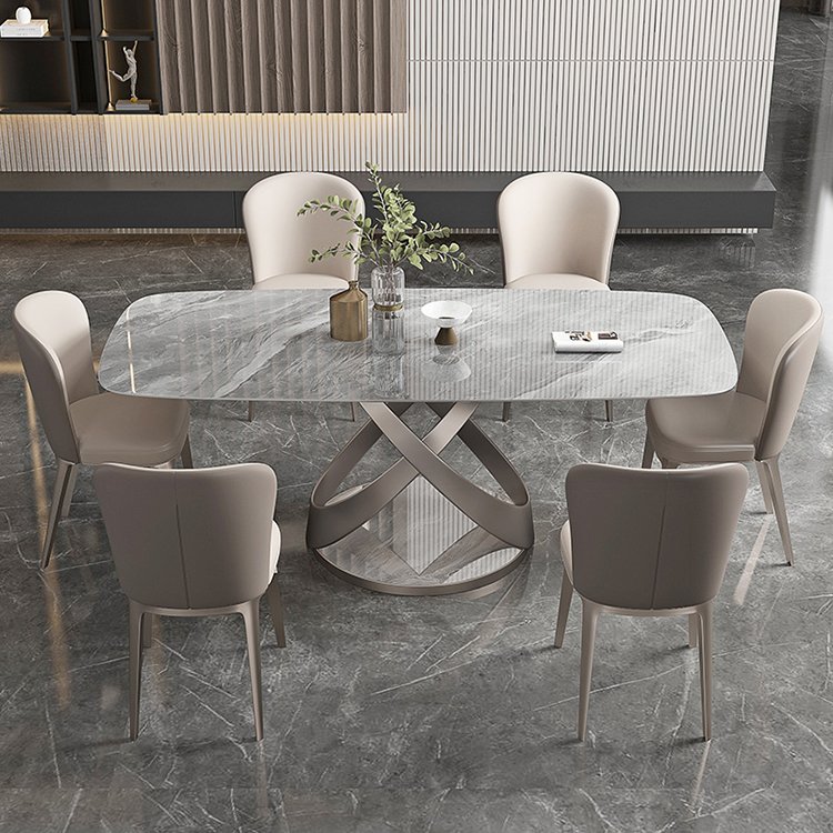 986 foshan furniture luxury dining room furniture marble dining tables modern home furniture set