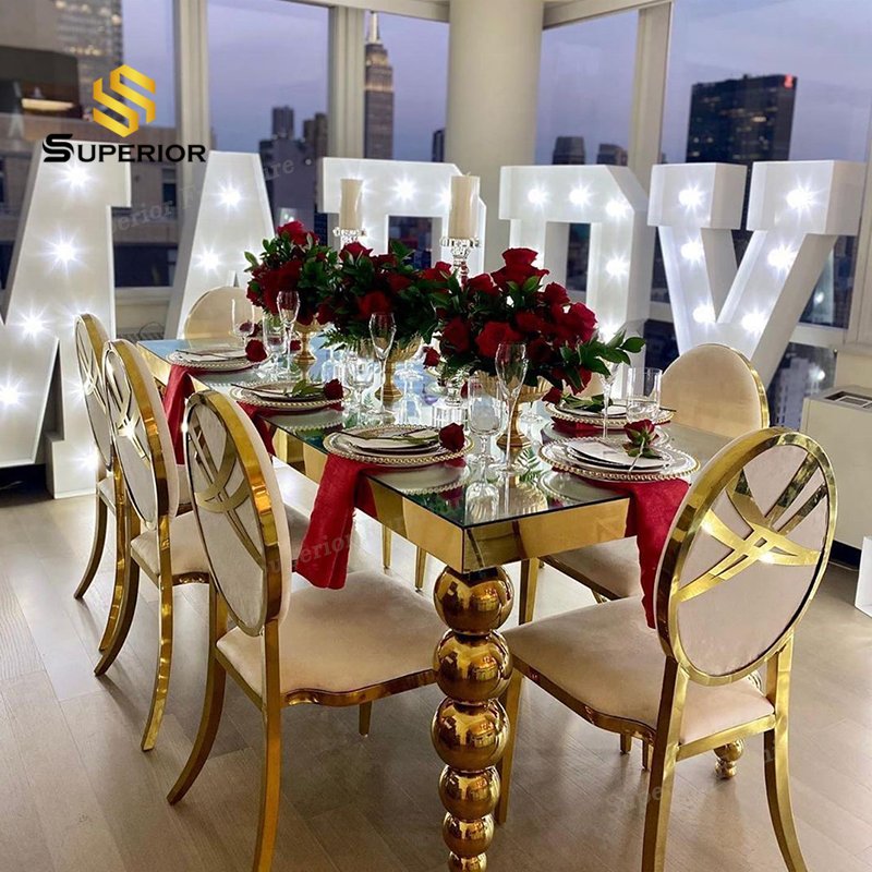 foshan manufacturer wedding tables luxury mesas para eventos rectangle tables for events party