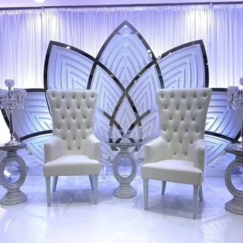 Luxury Acrylic Flower wedding Party Hotel Furniture Decor Backdrop Stand Table For Events