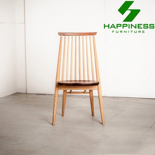 Best Seller Suitable for Home, Hotel, Restaurant Natural Color Civil Modern Wood Dining Chair Wholesale Made In Vietnam