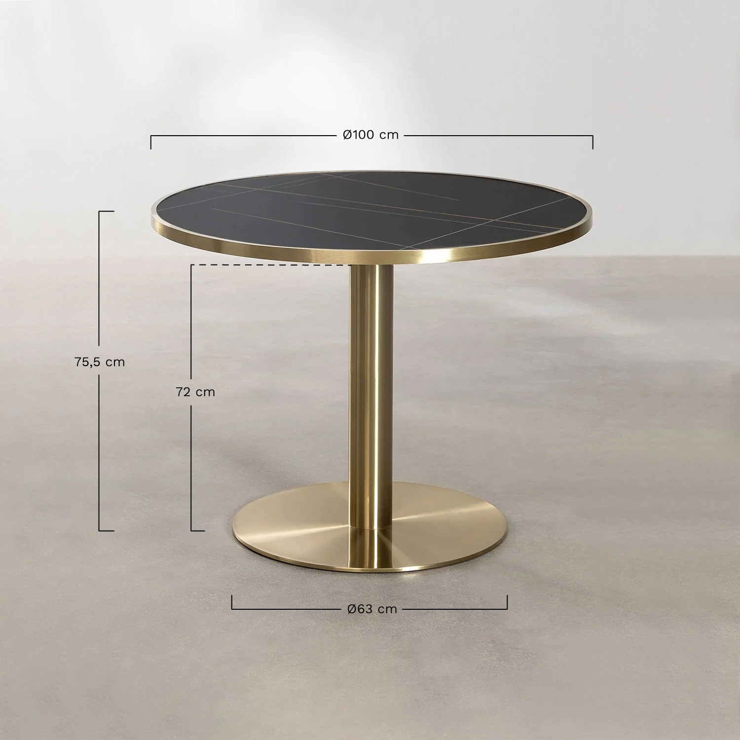 Modern Steel Cocktail Bar Table Non-Folding Design Factory Direct Supply Cheap Price Dining Room Furniture for Kitchen Hotel Use