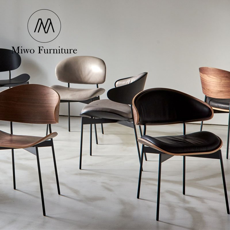 Leather Luxury Design Dining Chair Table Set 4 Leather Chairs Modern Restaurant Black Home Furniture Grey Customizable Colors