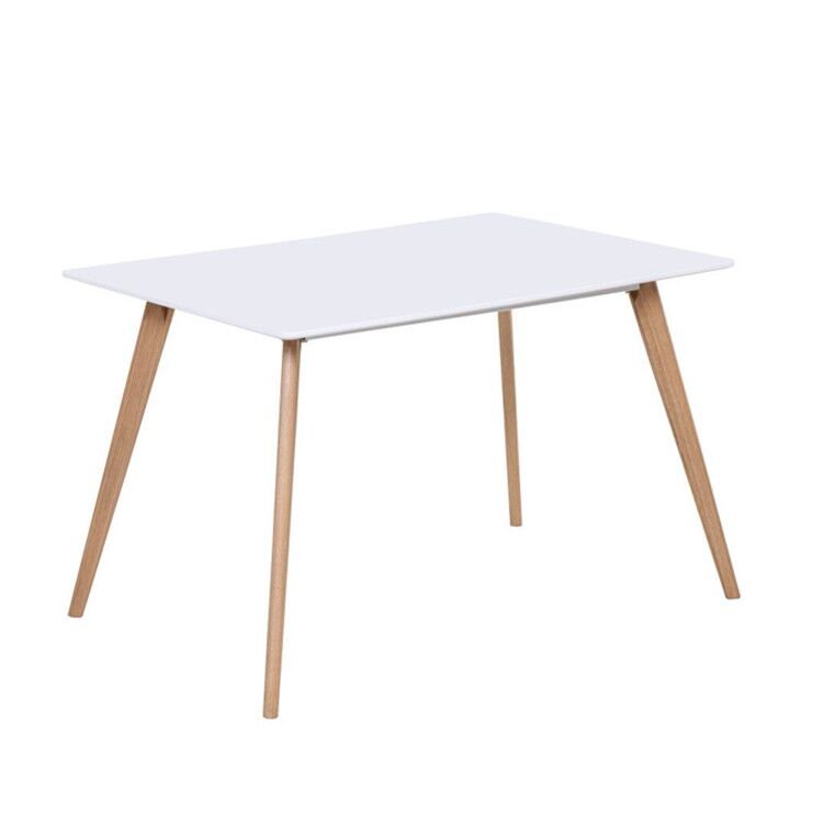 mdf white matt painting top dining table for sale