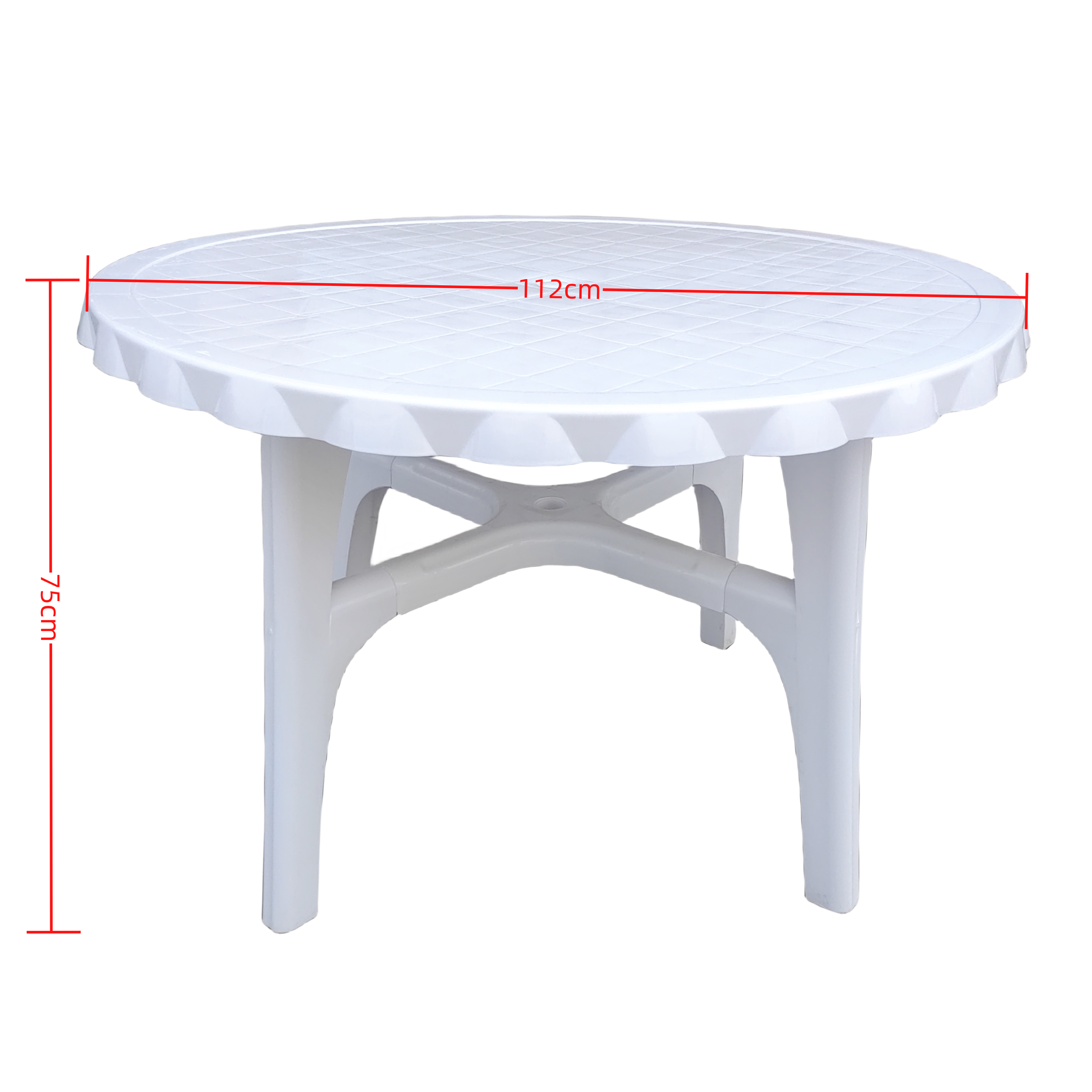 Wholesale new style round square shape plastic table modern dinner dinning table for home