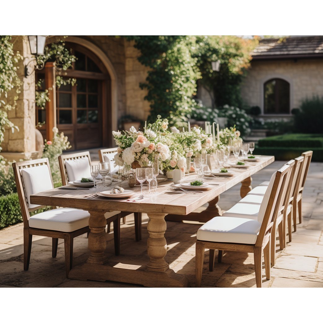 Wholesale Modern Restaurant Furniture High Quality Wooden Table Top Square Dining Table Set 6 8 10 Seater