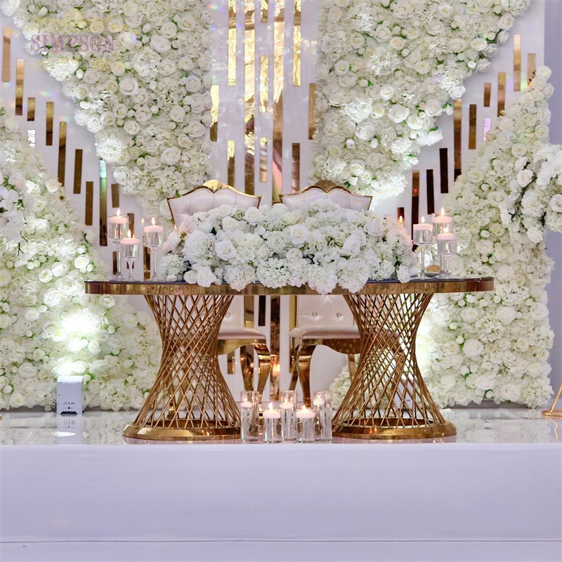 Custom Made Fashion Design Hotel Furniture Factory Price Hotel Wedding Chairs and Tables China Cartons 1 Piece Dining Table