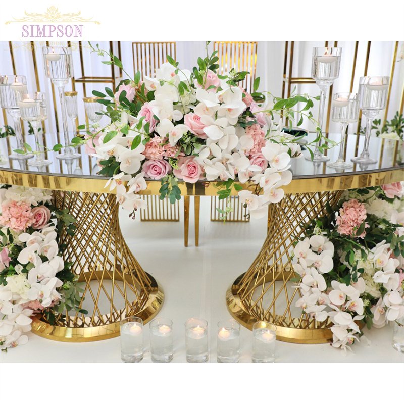 Custom Made Fashion Design Hotel Furniture Factory Price Hotel Wedding Chairs and Tables China Cartons 1 Piece Dining Table