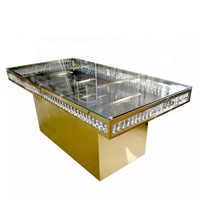 Wedding Dining Tables And Chairs For Events Tempered Glass Stainless Steel Royal Banquet Chair Hotel Furniture
