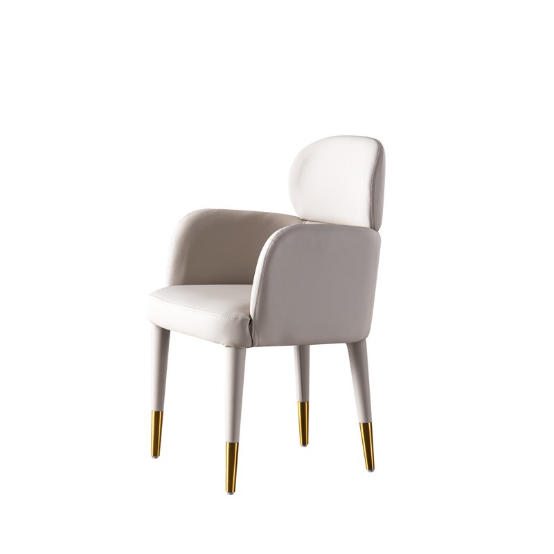 DAMOO Terrific Value Dining Room Furniture White And Black Modern Dining Table Sets 6 Chairs Luxury Marble Dining Table