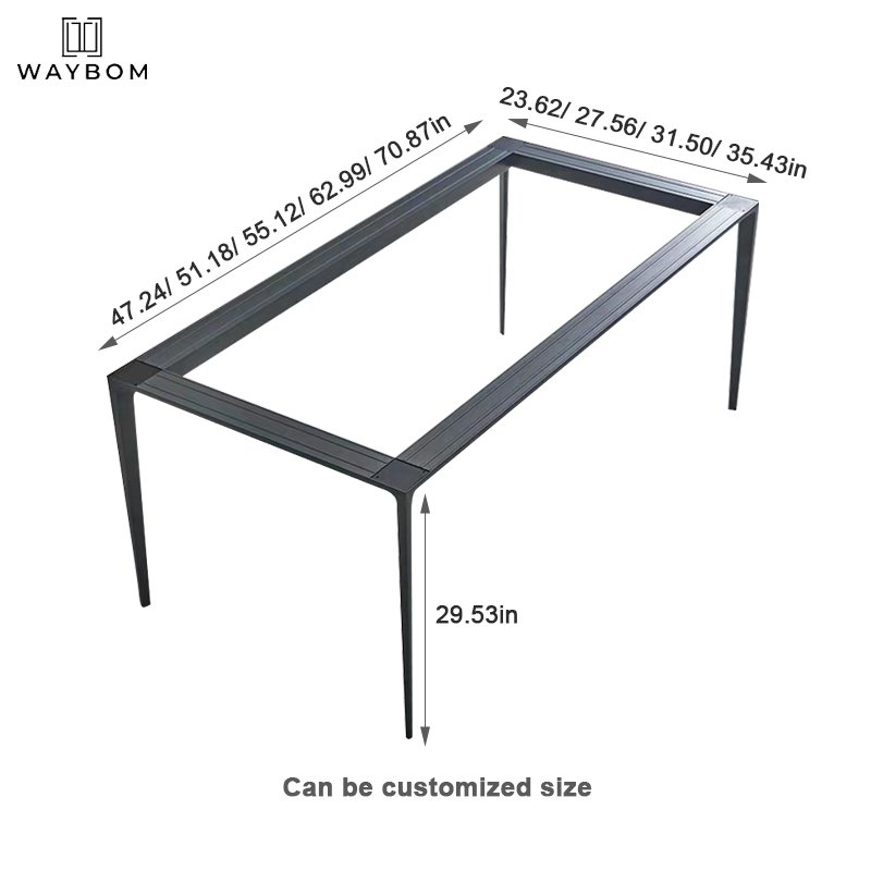 Amazon Sale Furniture Big Lots 6 Person Black Legs Round Corner Marble Top Dining Table Set With 9 Piece