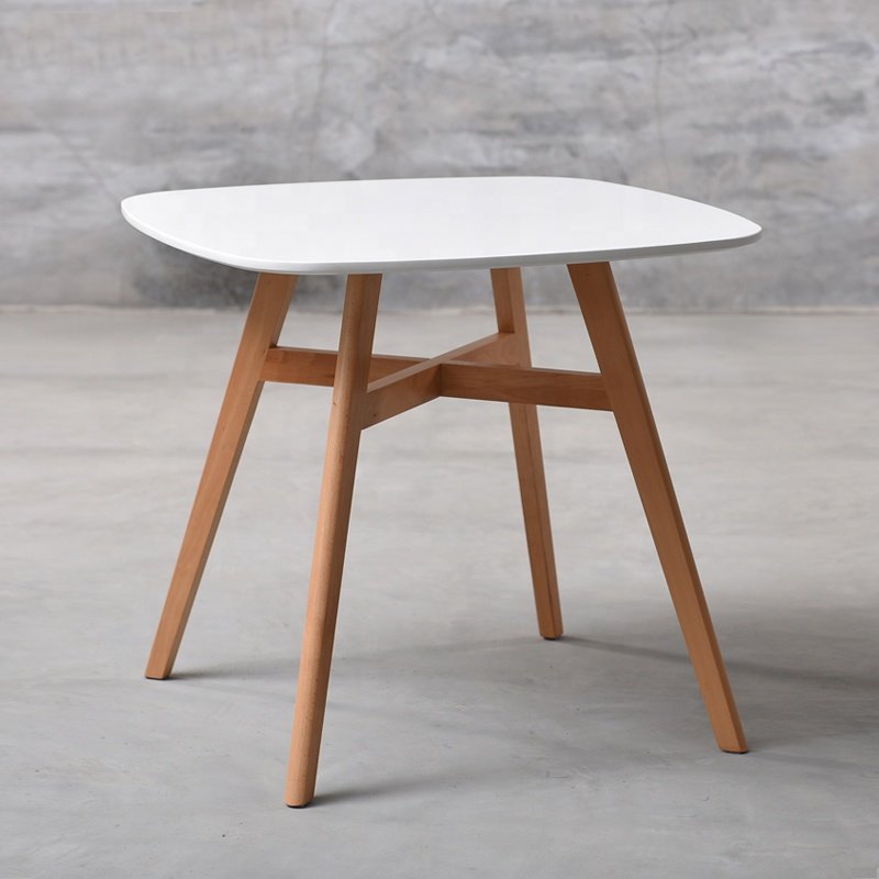 european style nordic square wooden coffee table kitchen wooden coffee tea table