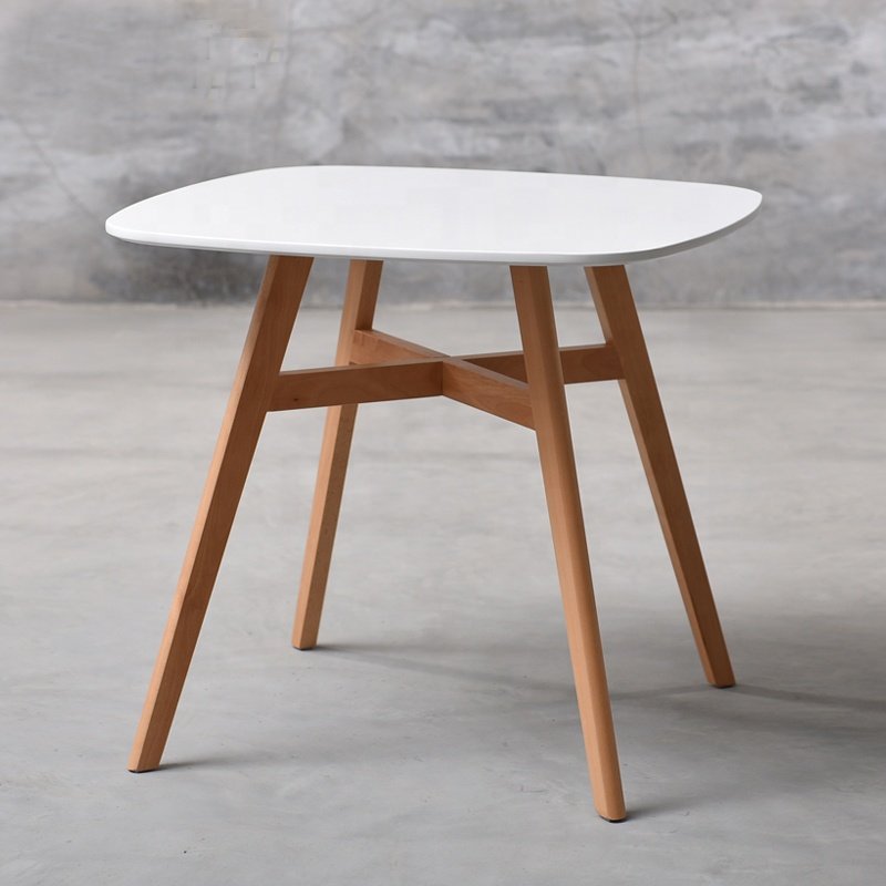 european style nordic square wooden coffee table kitchen wooden coffee tea table