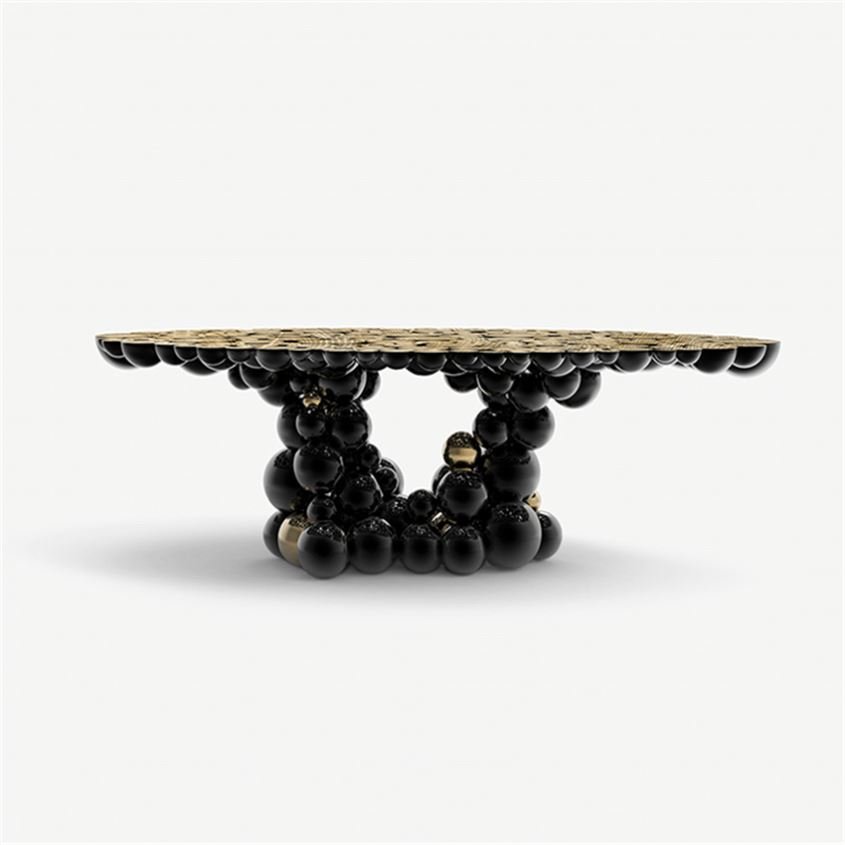 Hot Selling Hand-Drawn Household Furniture Marble Epoxy Resin Dining Tables