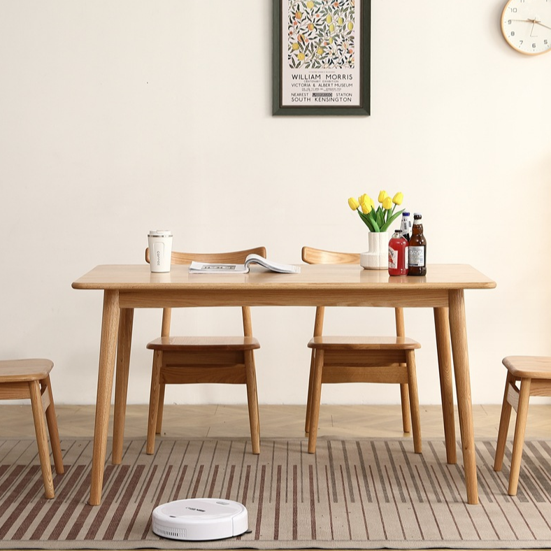 International Market Price Modern Style Solid Wood Dining Table Household Dining Table