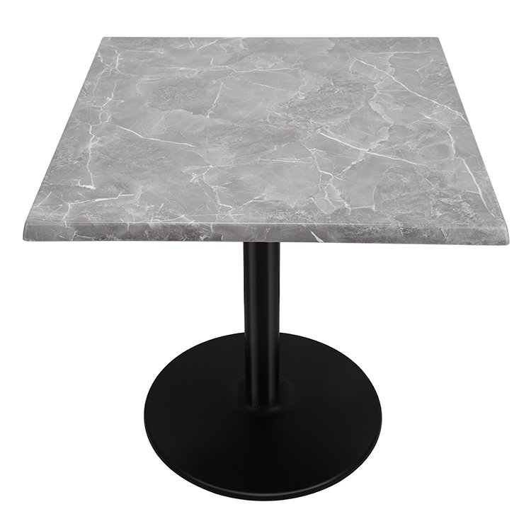 Modern Wood Dining Table 700*700 MM Restaurant and Home Furniture with Wooden Top Panel for Kitchen and Office