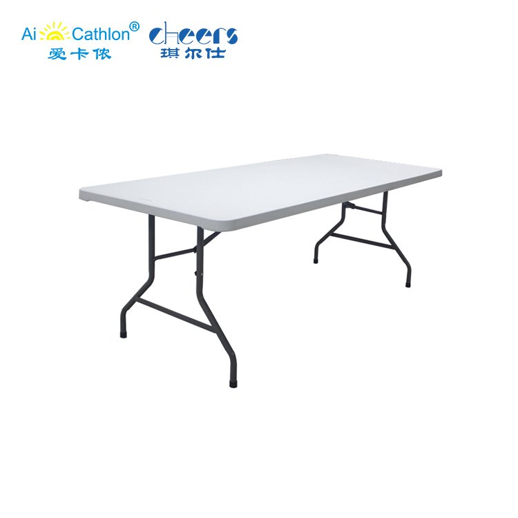 200M Long Heavy Duty Plastic Cafeteria Buffet Catering Folding Tables for Party Rental