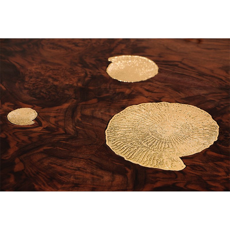 Italian dining room furniture High Gloss Lacquer Hotel Project Oak Marble Dining Table Luxury