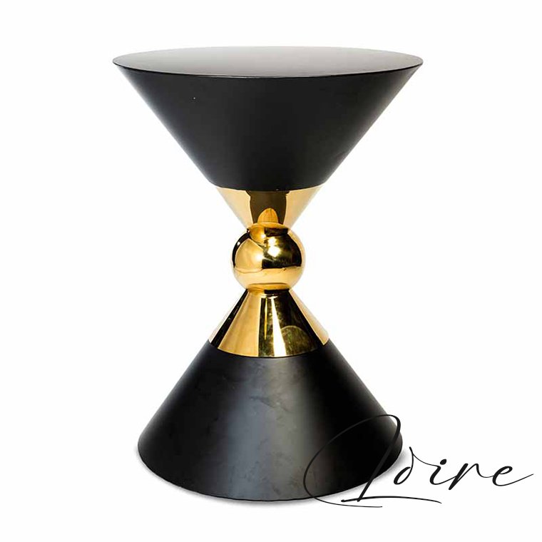 New Design Bar Furniture Minimalist High Top Stainless Steel Cocktail Table Round