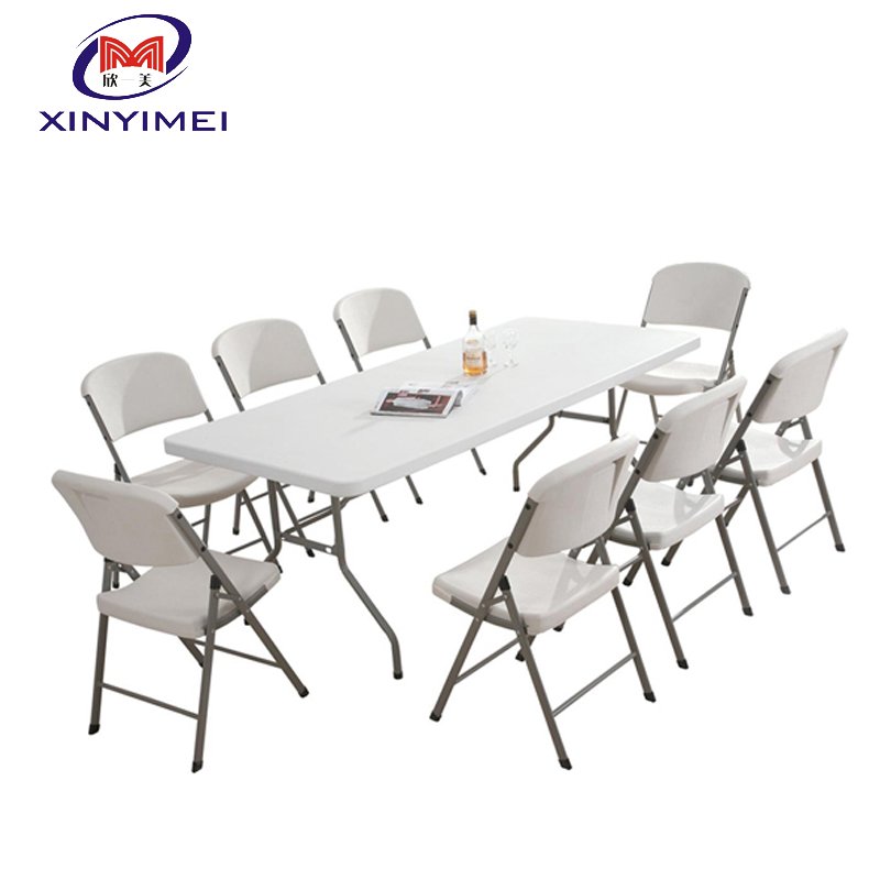China supplier plastic table and chair for event