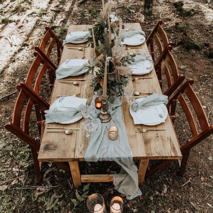 SW Hotel Furniture Long Wood Top Wooden Folding Outdoor Party Dining Event Wedding Banquet Dinner Table