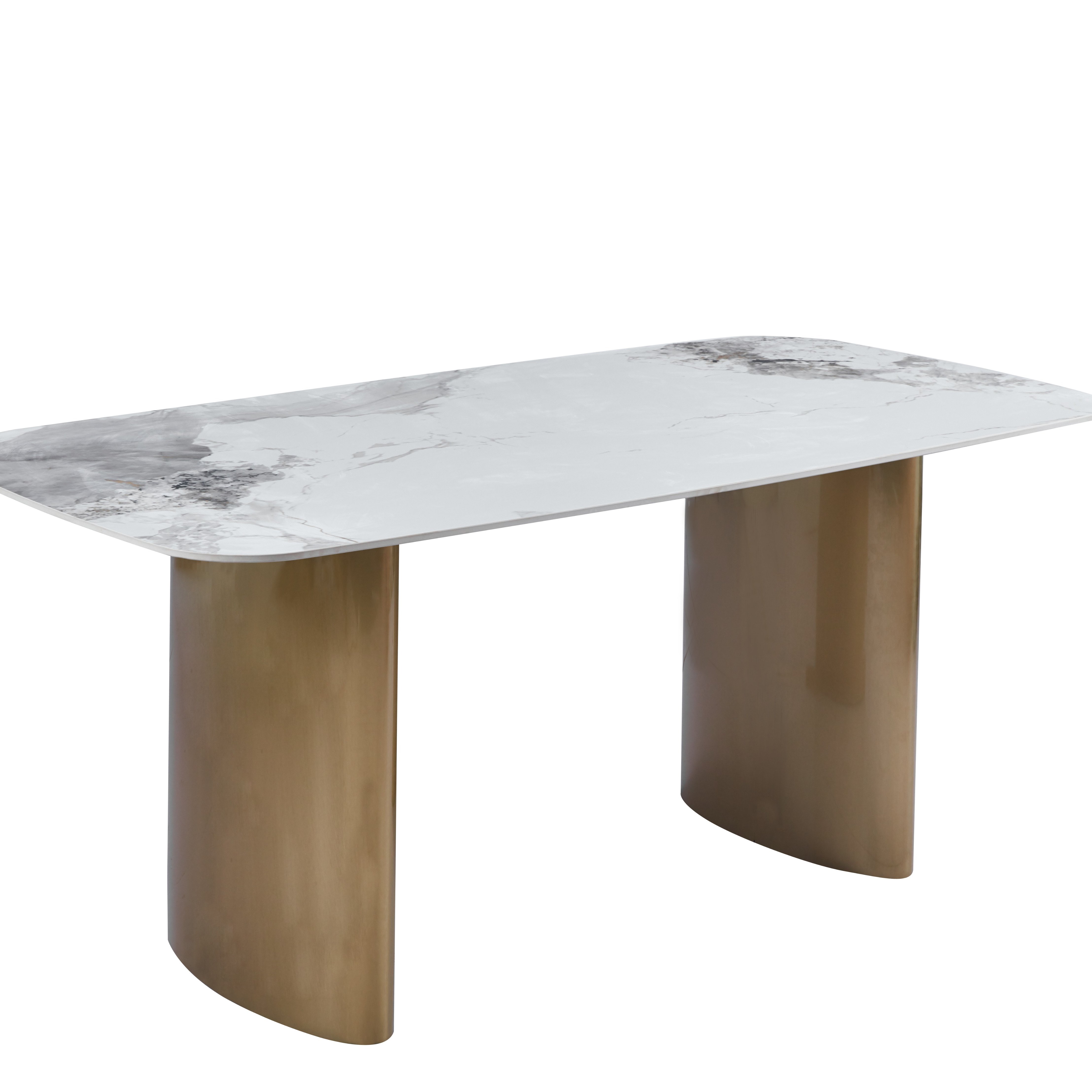 Nordic style Modern Sintered Stone Dining Table Set Dining Table