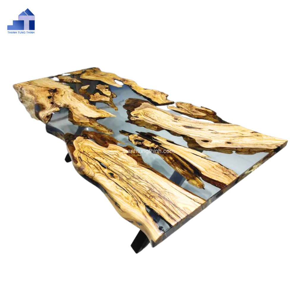 Coffee Table Epoxy Resin Dining Epoxy Resin Table with the best price WhatsApp: +84 901 052 217