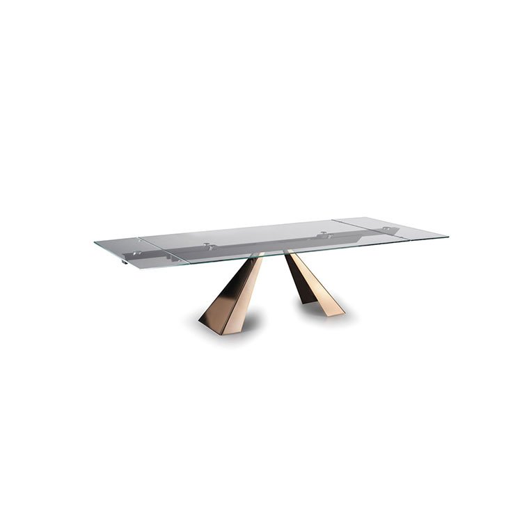 contemporary black white ceramic top metal legs large 8 person extending dining table
