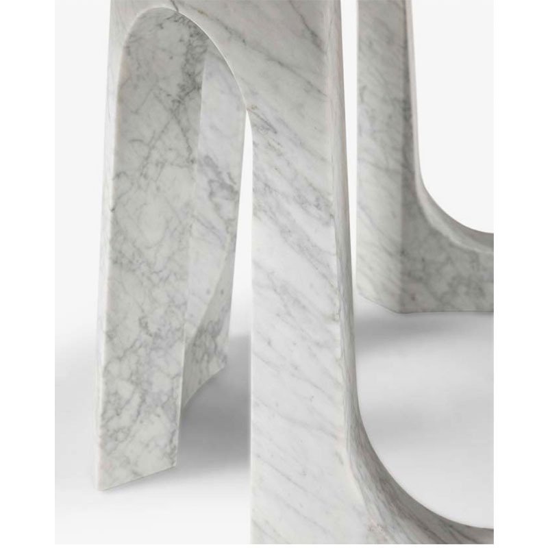 Concrete Factory Price Arch Design Modern Dining Room Furniture Marble Dining Table