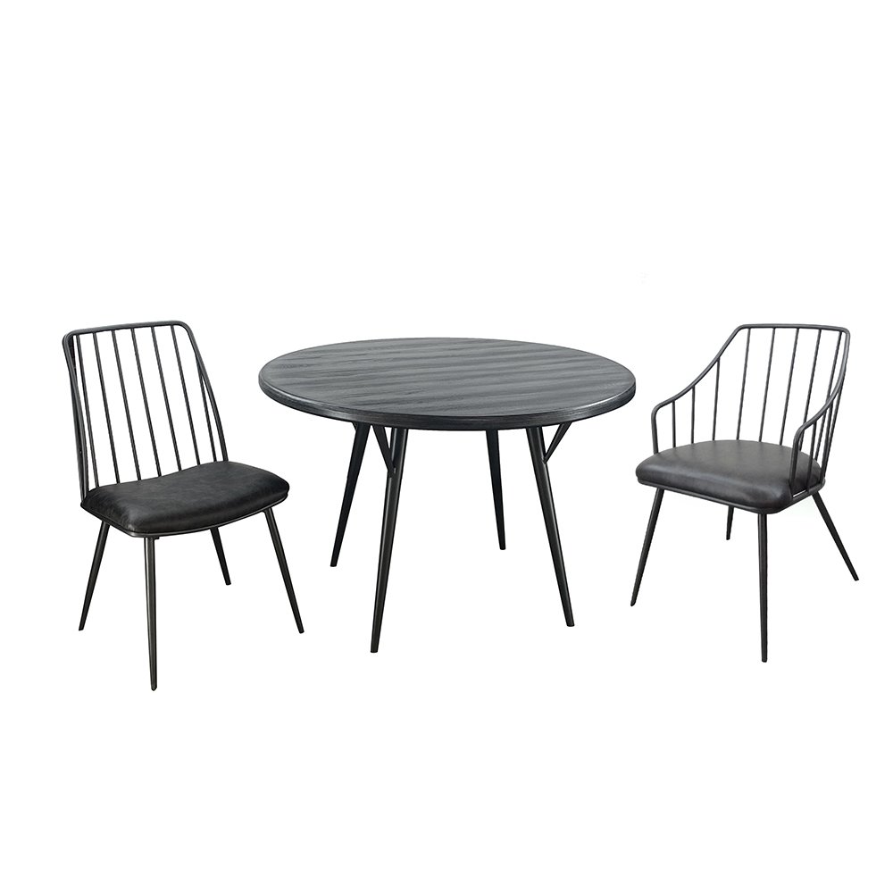Dining table set 4 chairs cafe tables and chairs dining chair with arms