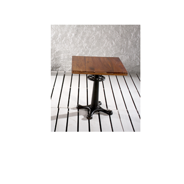 Beautifully Designed Adjustable Solid Wood and Metal Dining Table Modern Style for Home Hotel or Restaurant Use