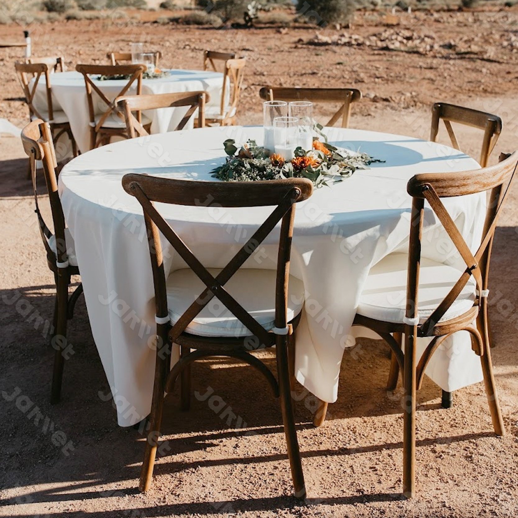 Wedding Event Portable Plastic 72 Inch 10 People Round Folding Table Banquet Dining