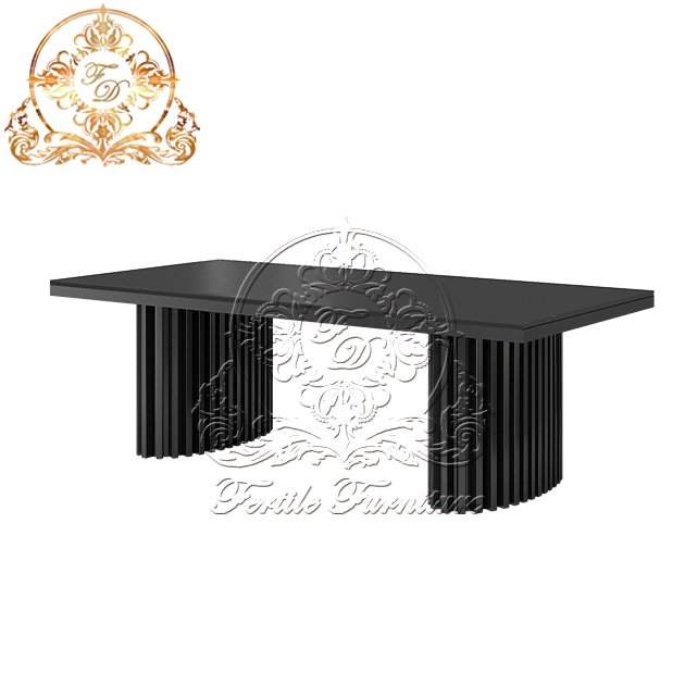 Luxury Rectangular Shape Dining Long Wedding Dinning Wedding Dinning Table Set