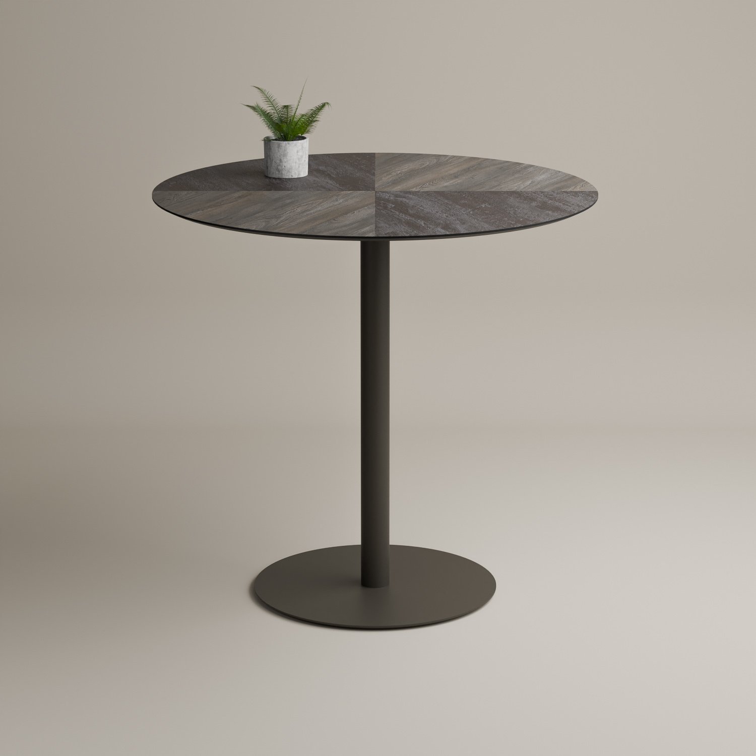 DEBO Customizable patchwork colors hpl table top restaurant table top anti uv
