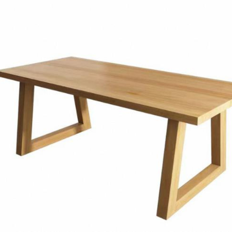 Scandinavian modern hotel restaurant simple dining table solid wood family dining table living room table and chair combination