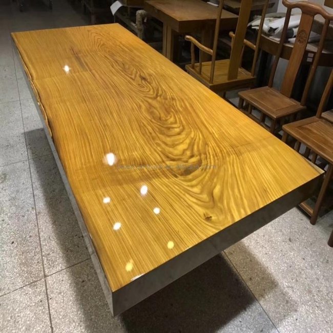 Wholesale Modern Design Restaurant Table Dining Sintered 100% Solid Wood