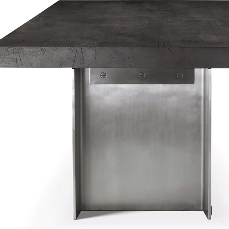Dining Room Furniture Modern Live Edge Wooden Kitchen Restaurant Solid Walnut Wooden Table