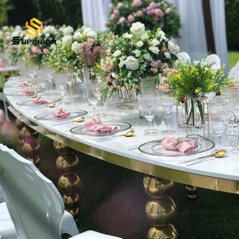 centre de table wedding gold mirror table top wedding tempered glass tables for wedding and party