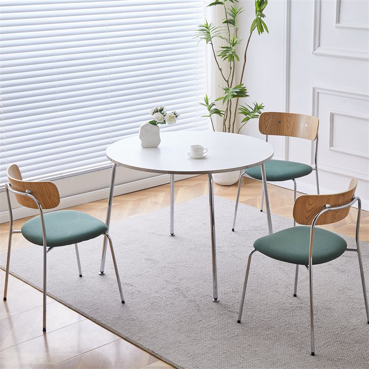 Factory Outlet Modern round Chinese Style Dining Table Set Wholesaler Home Furniture for Dining Room Use