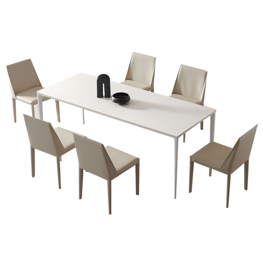 Italian Luxury Extendable 6 Chairs Dining Table Set Square Round Marble with Extension Metal 8 People 14 Seater Gold Black Blue