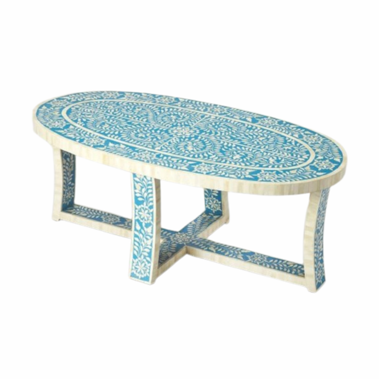 Hot Selling Rectangle Shape Black and White Geometric Pattern Bone Inlay Dining Table With Metal Frame Stand for home