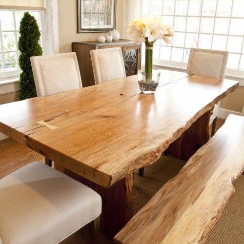 Wholesale Wooden Live Edge Slab Solid Walnut Wood Home Furniture Restaurant Kitchen Dining Table